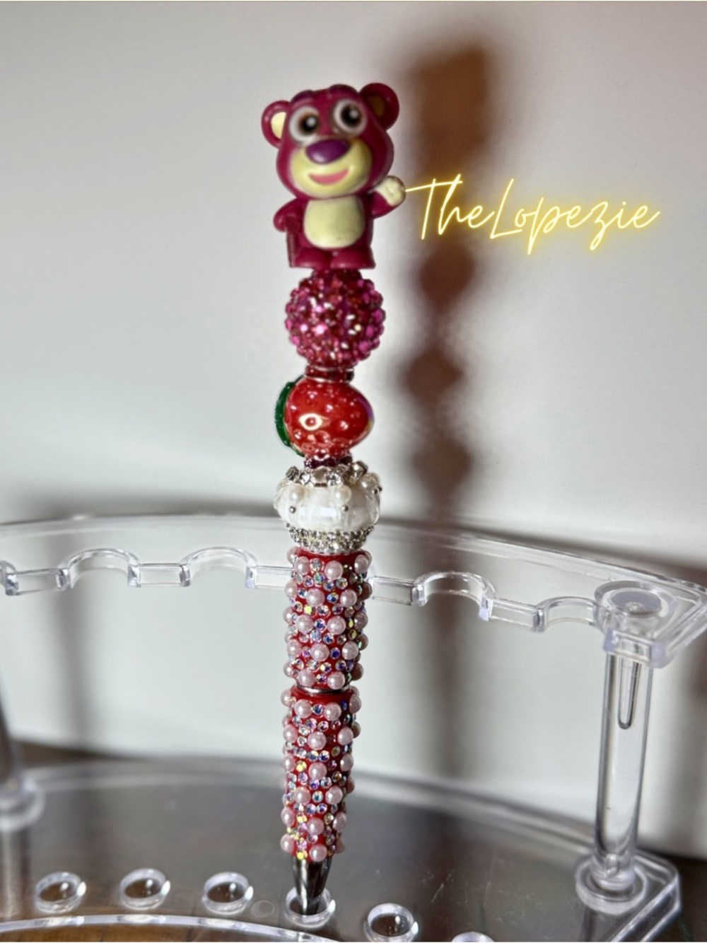 Handmade Lots-o'-Huggin' Bear inspired Pen